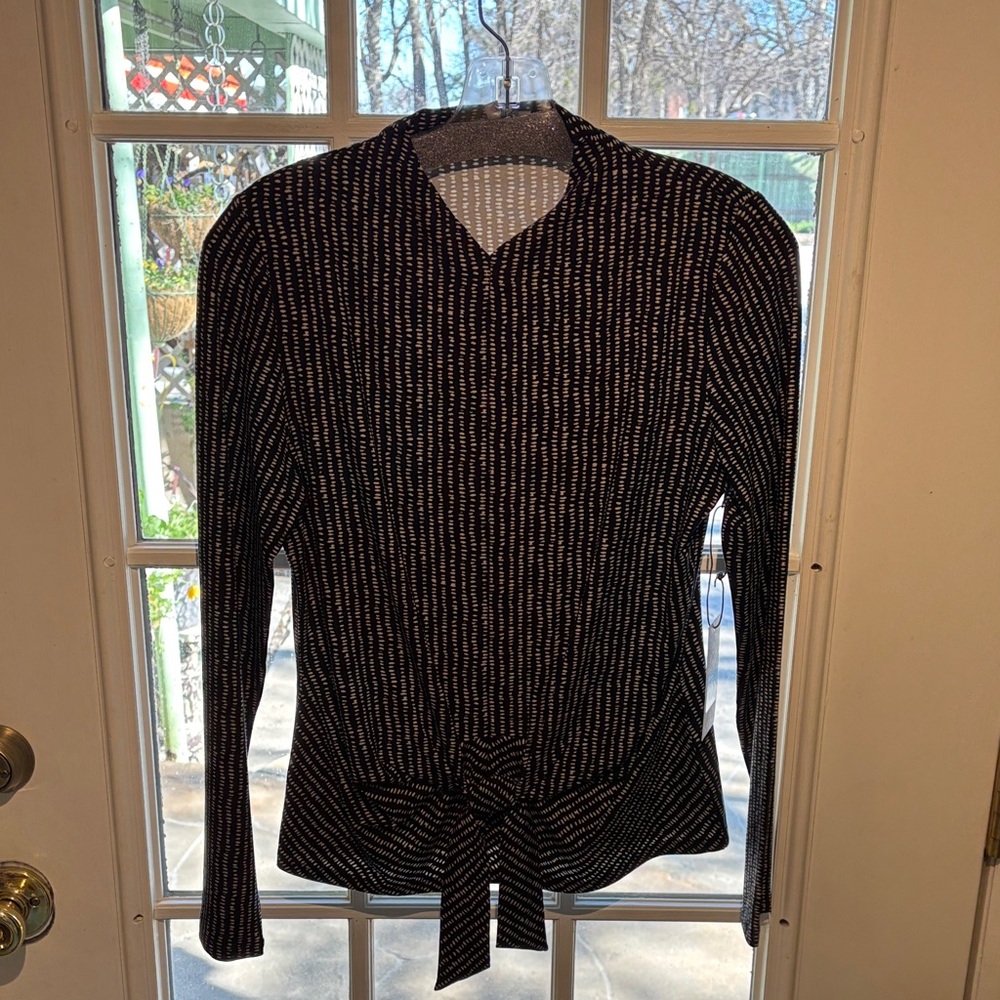 Habitat Black and White Striped Blouse